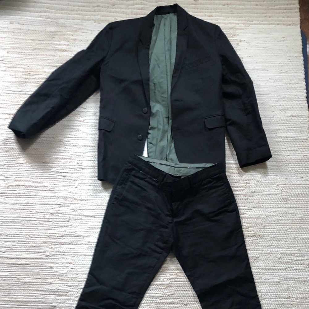 Nice Collective casual linen-cotton blend suit